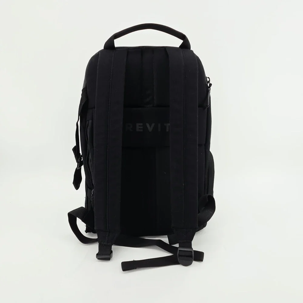 Brevite The Jumper Camera Organizer Backpack Black Laptop Bag w/ Inserts